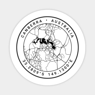 Canberra Map Magnet